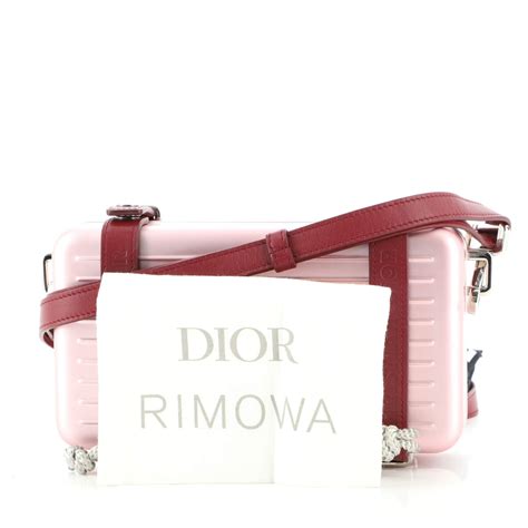 christian Dior x Rimowa clutch